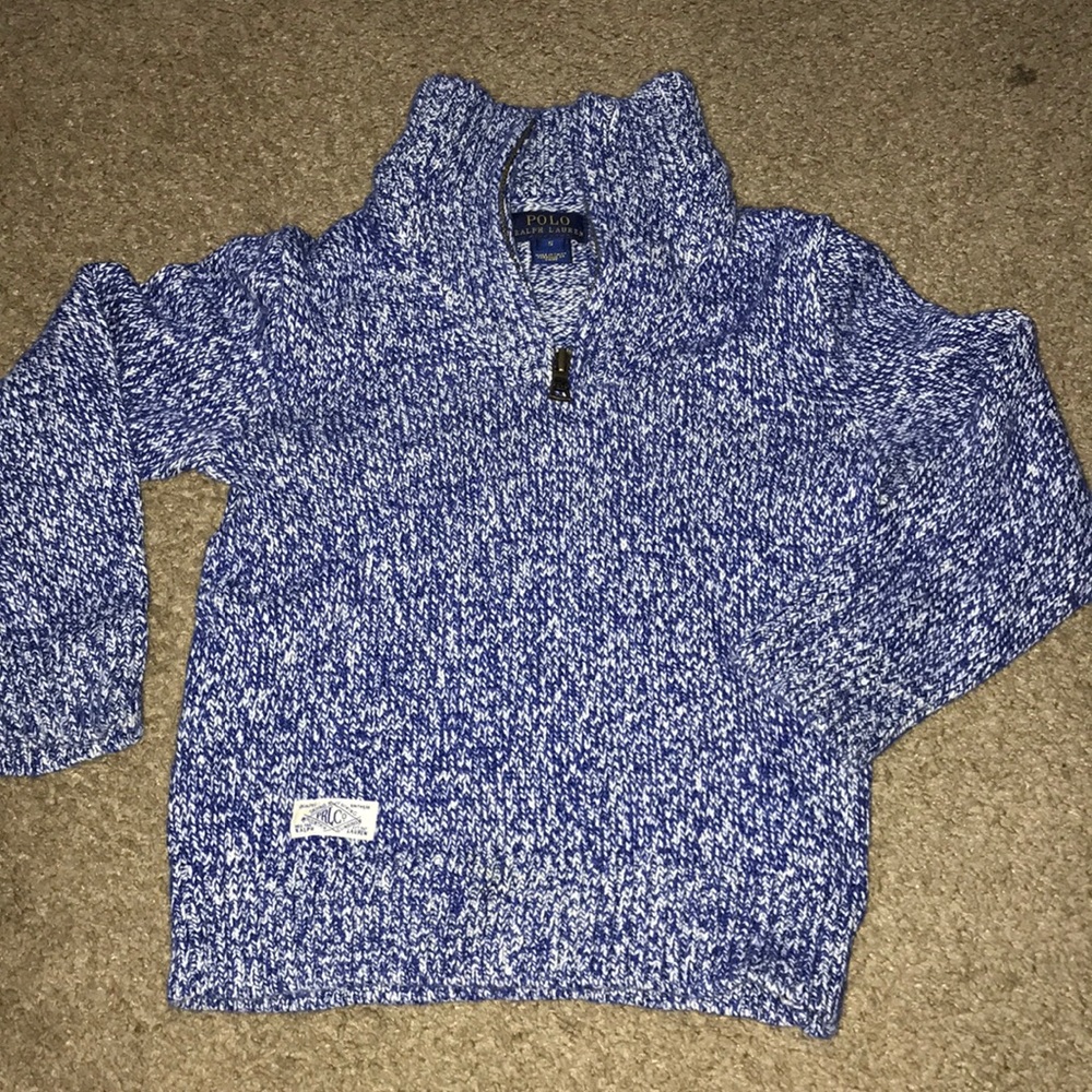 Beautiful blue and white boys Ralph Lauren sweater
